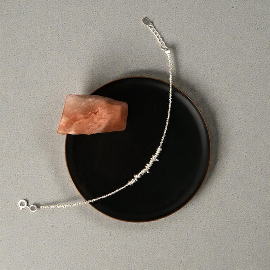 Silver Moon Beat Bracelet