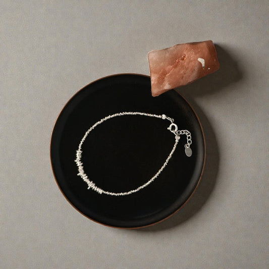 Silver Moon Beat Bracelet