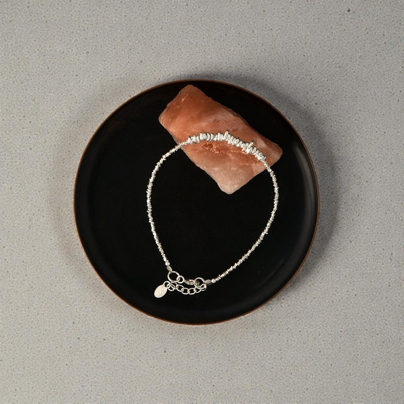 Silver Moon Beat Bracelet